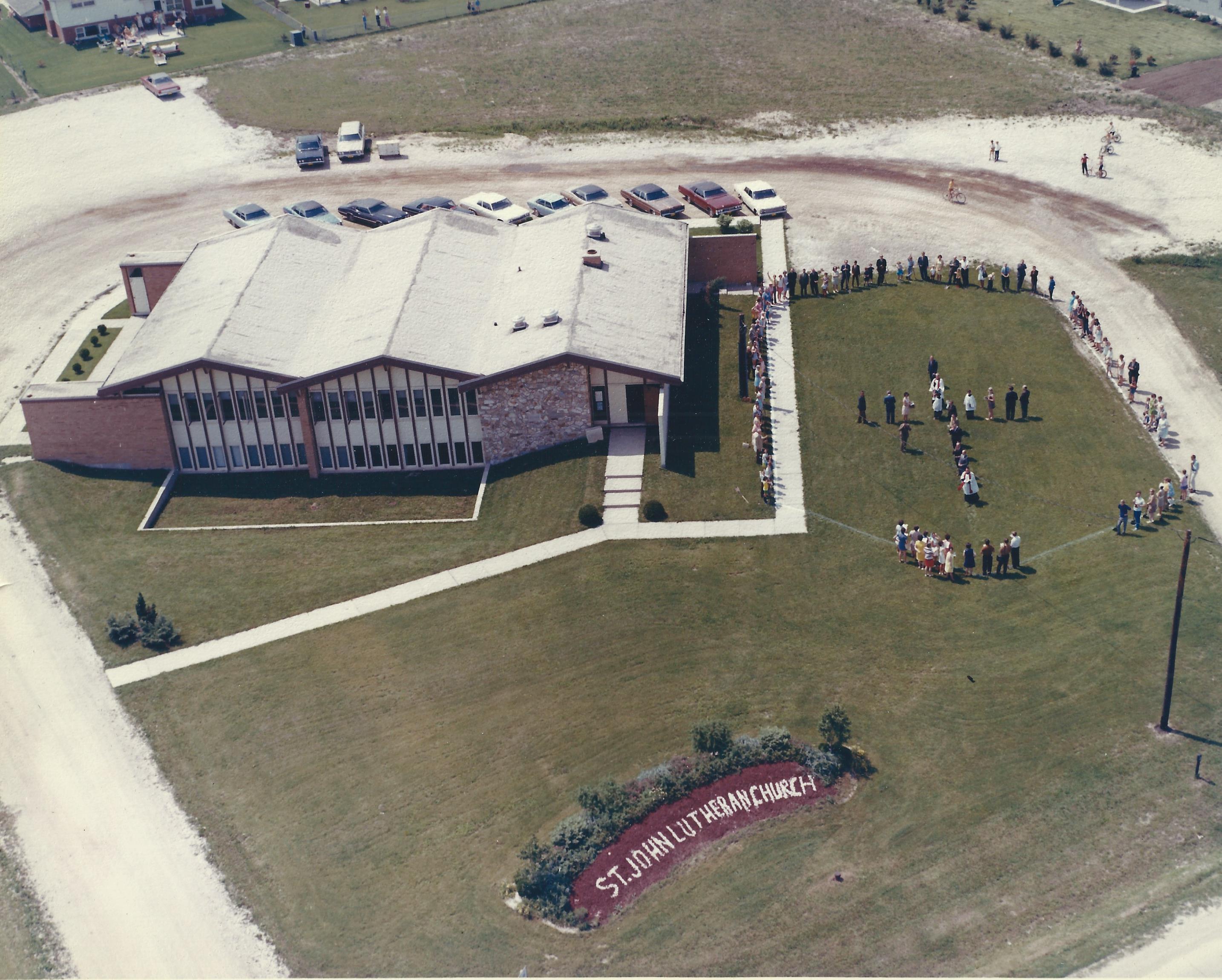 6.education wing with outline new church